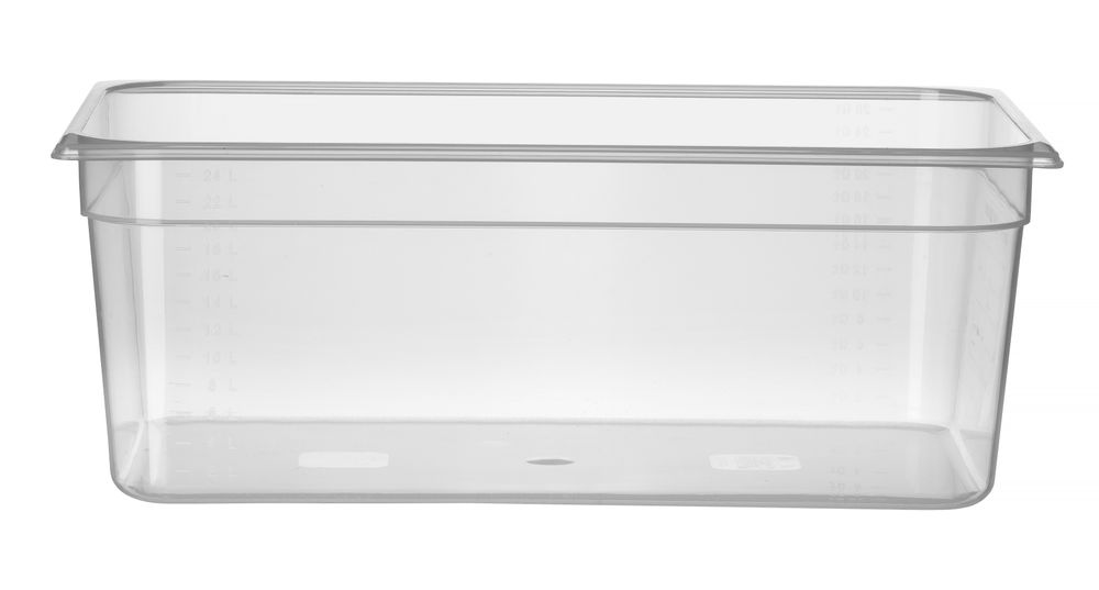 Gastronorm-Behälter 1/1 GN 1/1 28L Transparent 530x325x(H)200mm-ING12239 Gastronorm-Behälter 1/1 GN 1/1 28L Transparent 530x325x(H)200mm-ING12239