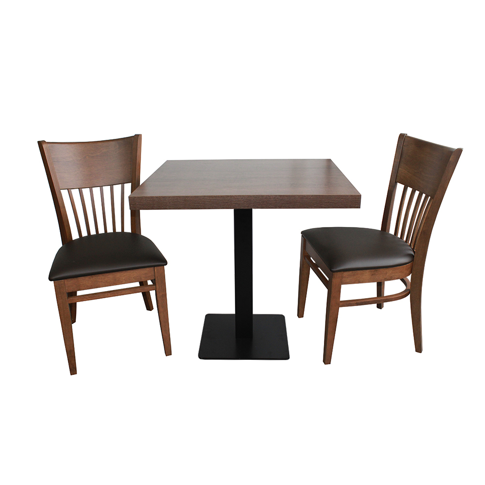 1+2 Restaurant Set Tisch Palermo 50x50x3,6cm Vera Stuhl Bistrostühle Bistrotische 1+2 Restaurant Set Tisch Palermo 50x50x3,6cm Vera Stuhl Bistrostühle Bistrotische