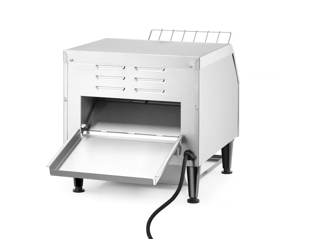 Durchlauf-Toaster  doppelt    Silber  230V/2240W  418x365x(H)390mm-ING11599