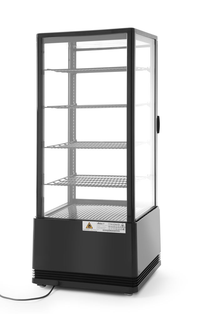 Aufsatz-Kühlvitrine 98 Liter Arktic Schwarz 230V/210W 444x397x(H)1100mm-ING11201 Aufsatz-Kühlvitrine 98 Liter Arktic Schwarz 230V/210W 444x397x(H)1100mm-ING11201