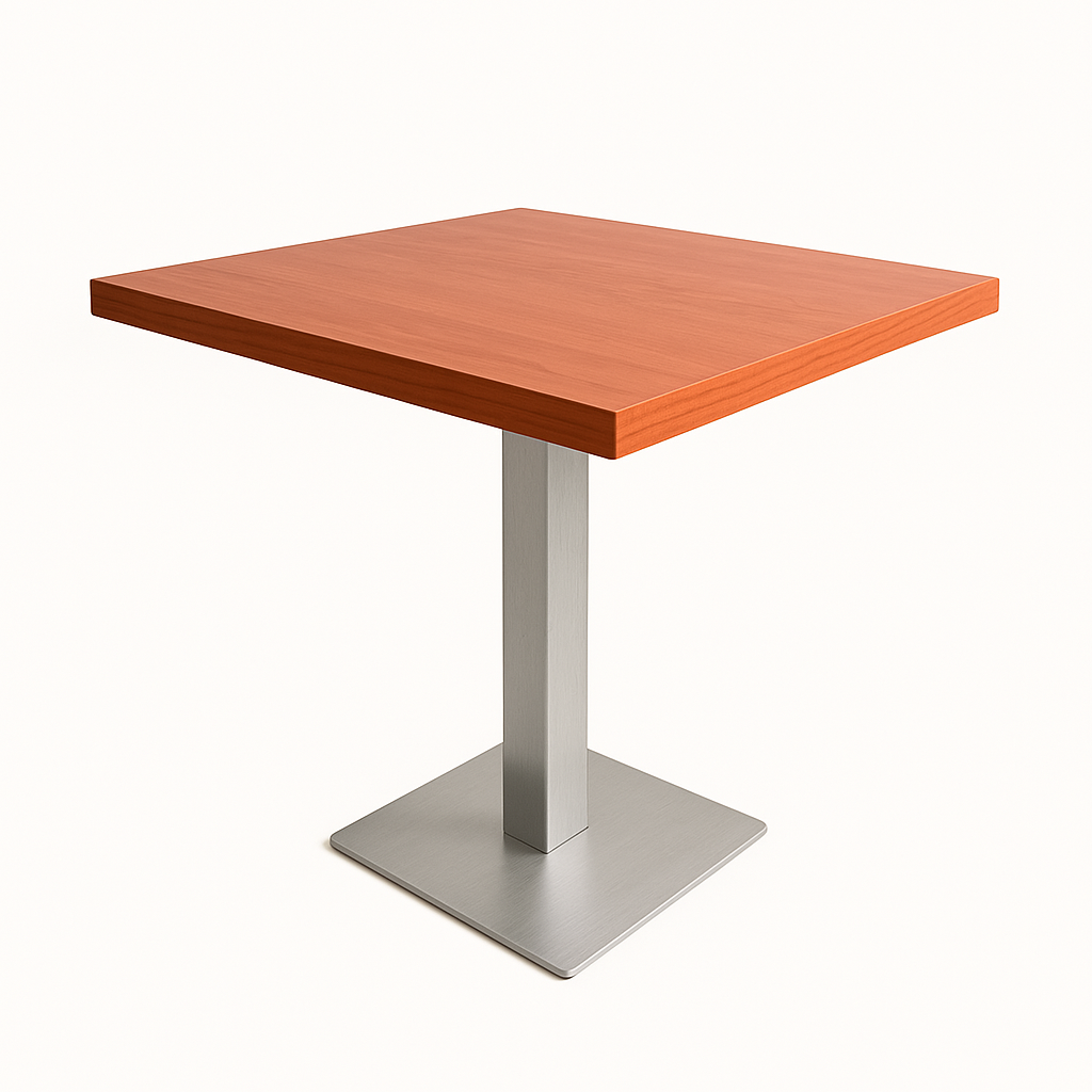 Restaurant Bistro Tisch 50x50cm Bari Holzoptik Mahagoni Restaurant Bistro Tisch 50x50cm Bari Holzoptik Mahagoni