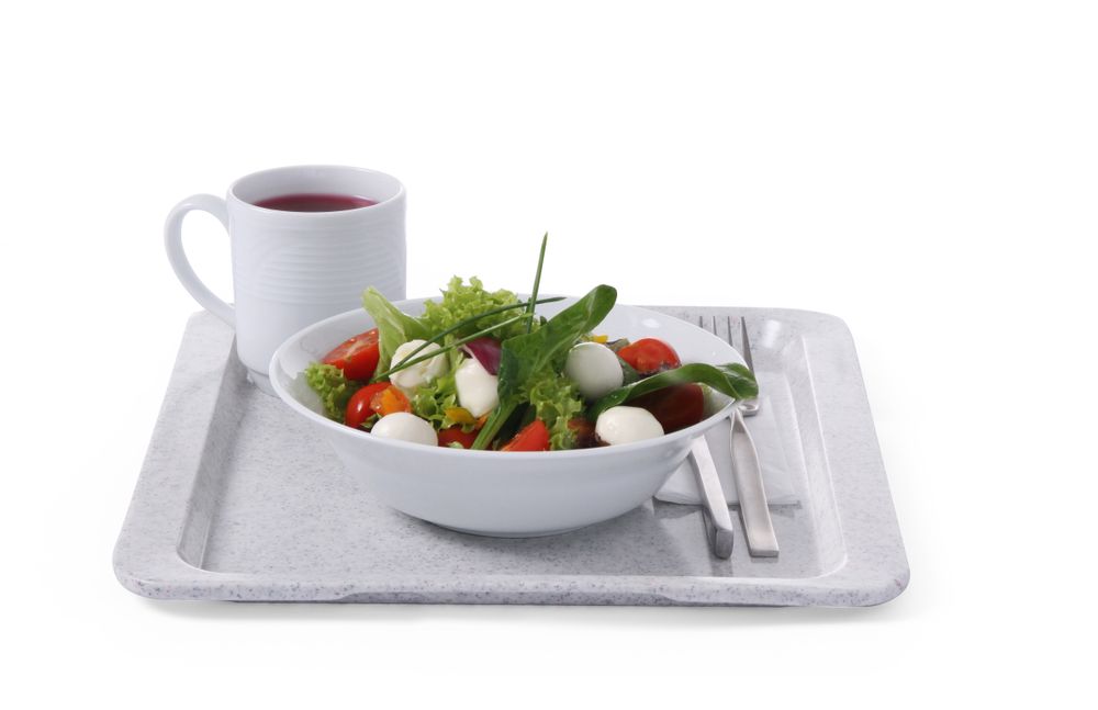 876602_image Polyestertablett für Selbstbedienungsrestaurants AmerBox GN 1/2 Graphit 325x265mm