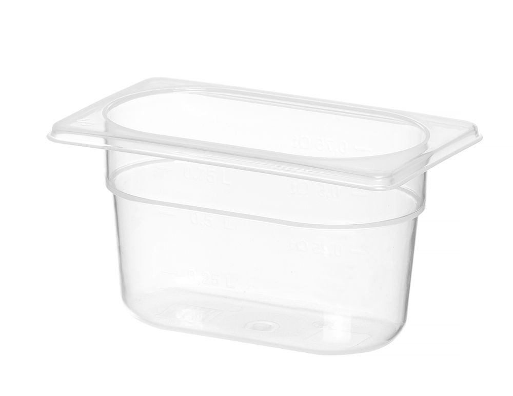 Gastronorm-Behälter 1/9 Profi Line 10 GN 1/9 1L Transparent 176x108x(H)100mm-ING12237 Gastronorm-Behälter 1/9 Profi Line 10 GN 1/9 1L Transparent 176x108x(H)100mm-ING12237