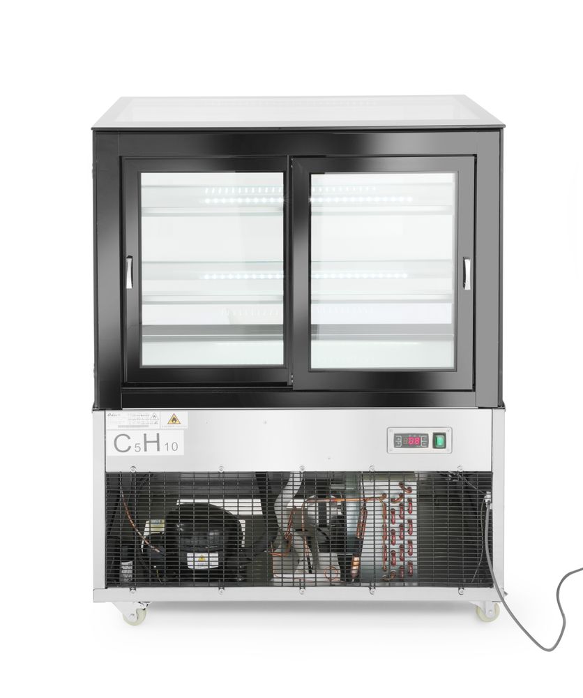 Kühlvitrine mit 2 Regalen Arktic 300L 230V/480W 994x677x(H)1230mm-ING11165 Kühlvitrine mit 2 Regalen Arktic 300L 230V/480W 994x677x(H)1230mm-ING11165
