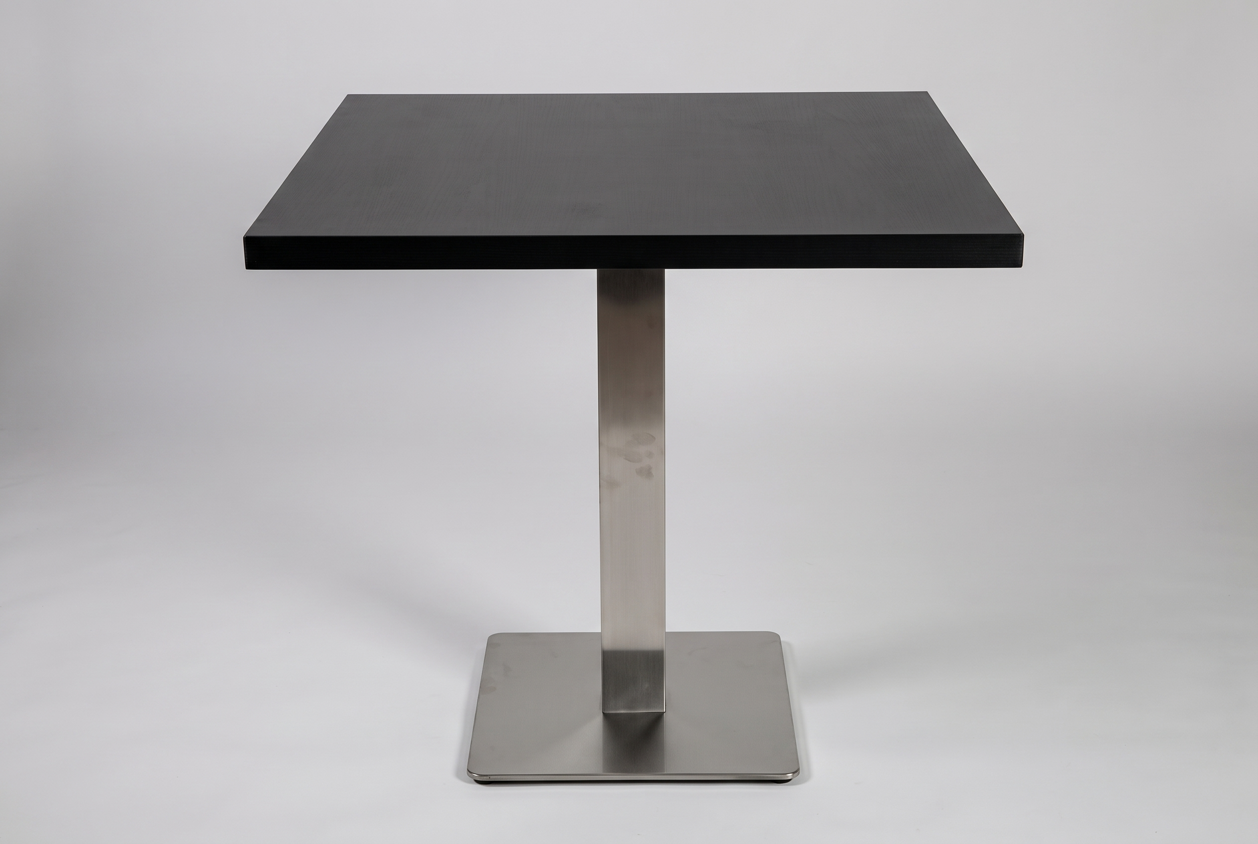 Restaurant Bistro Tisch 80x80cm Salo Schwarz