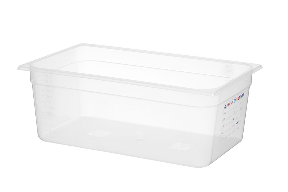 Gastronorm-Behälter 1/1 GN 1/1 28L Transparent 530x325x(H)200mm-ING12239