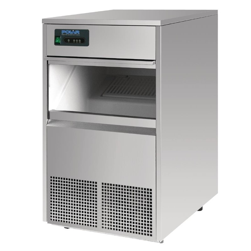 Eiswürfelmaschine 10kg Behälter 50kg pro 24 Stunden Automatische Befüllung-ING10714 Eiswürfelmaschine 10kg Behälter 50kg pro 24 Stunden Automatische Befüllung-ING10714