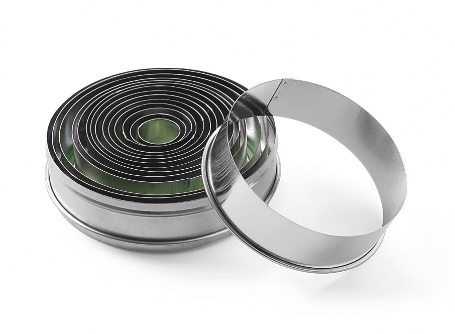 Ausstechformset mit glattem Rand ø19-112 (H)35mm-ING12866 Ausstechformset mit glattem Rand ø19-112 (H)35mm-ING12866