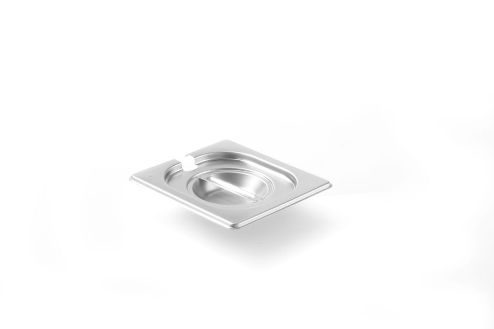 Gastronorm-Deckel mit Löffelaussparung Kitchen Line GN 1/6 176x162mm-ING11988