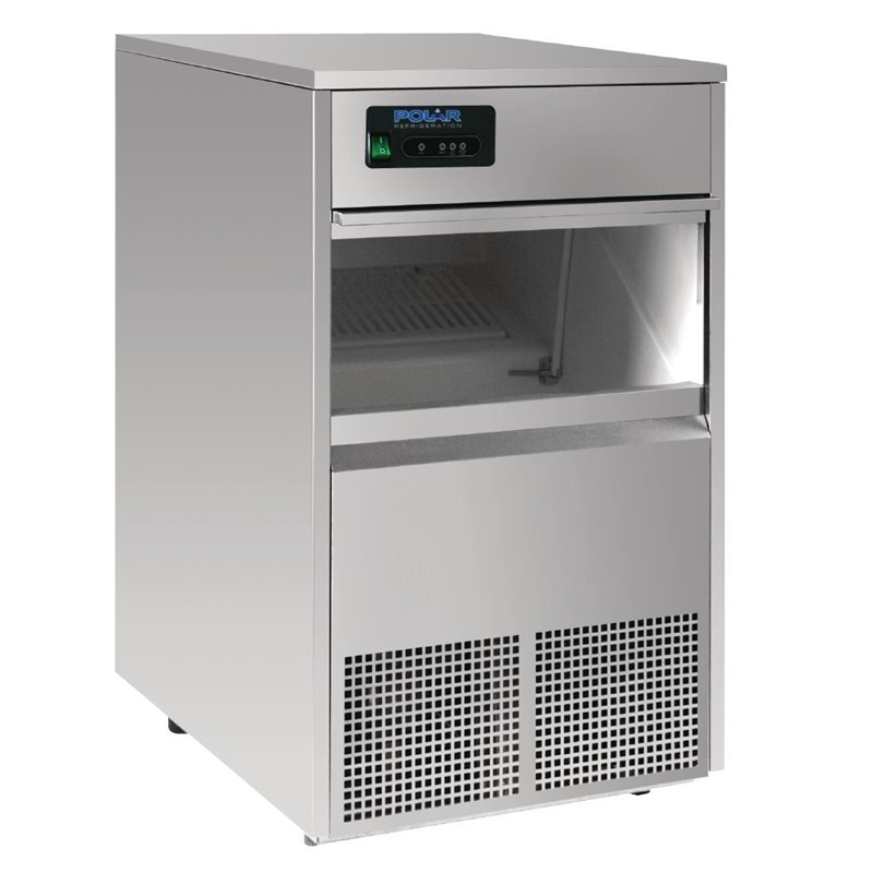 Eiswürfelmaschine 10kg Behälter 50kg pro 24 Stunden Automatische Befüllung-ING10714 Eiswürfelmaschine 10kg Behälter 50kg pro 24 Stunden Automatische Befüllung-ING10714