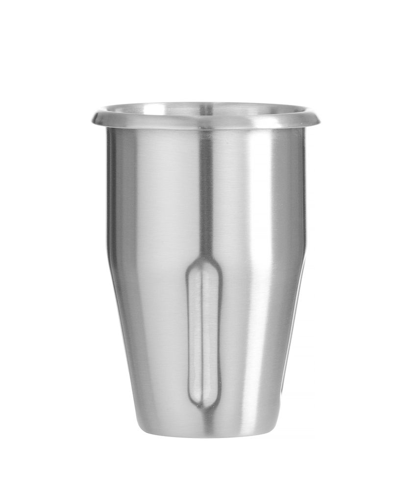 Edelstahlbecher für Milchshake-Mixer - Design by Bronwasser   05L ø113x(H)160mm-ING10969 Edelstahlbecher für Milchshake-Mixer - Design by Bronwasser   05L ø113x(H)160mm-ING10969