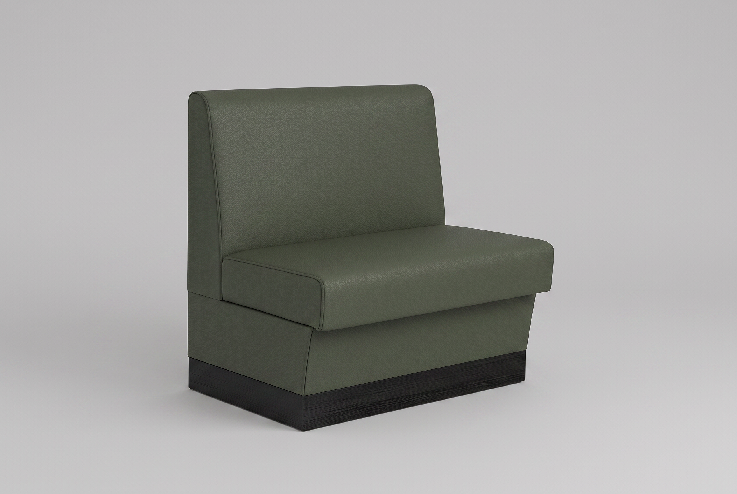 Gastrobank 75cm Olivgrün Kunstleder Florenz Sitzbank Dinerbank