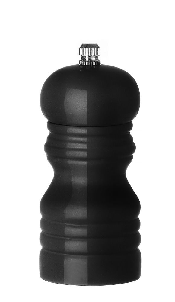 Pfeffermühle aus Holz Schwarz ø50x(H)113mm-ING11858