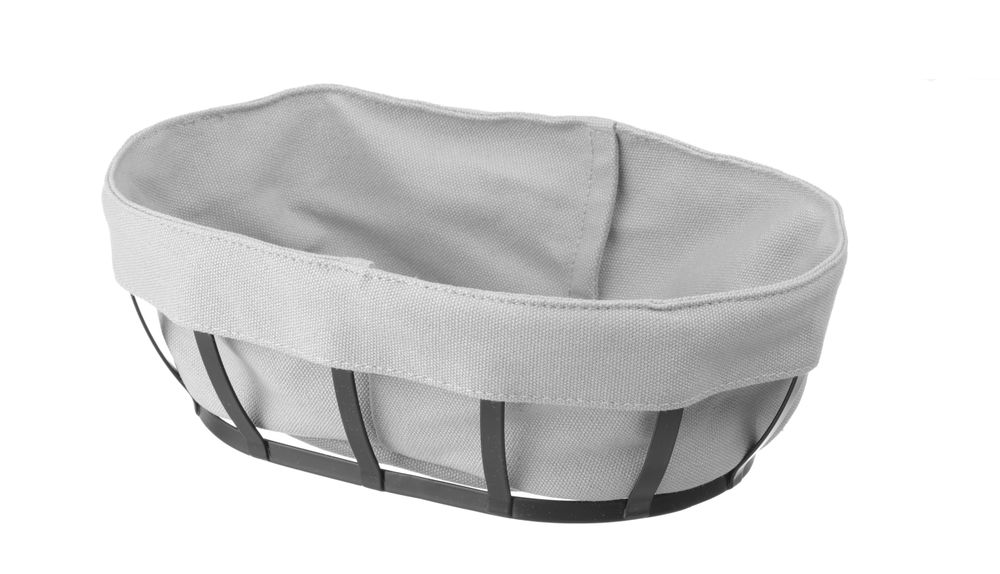 Brotkorb mit Beutel  oval 250x160x(H)75mm
