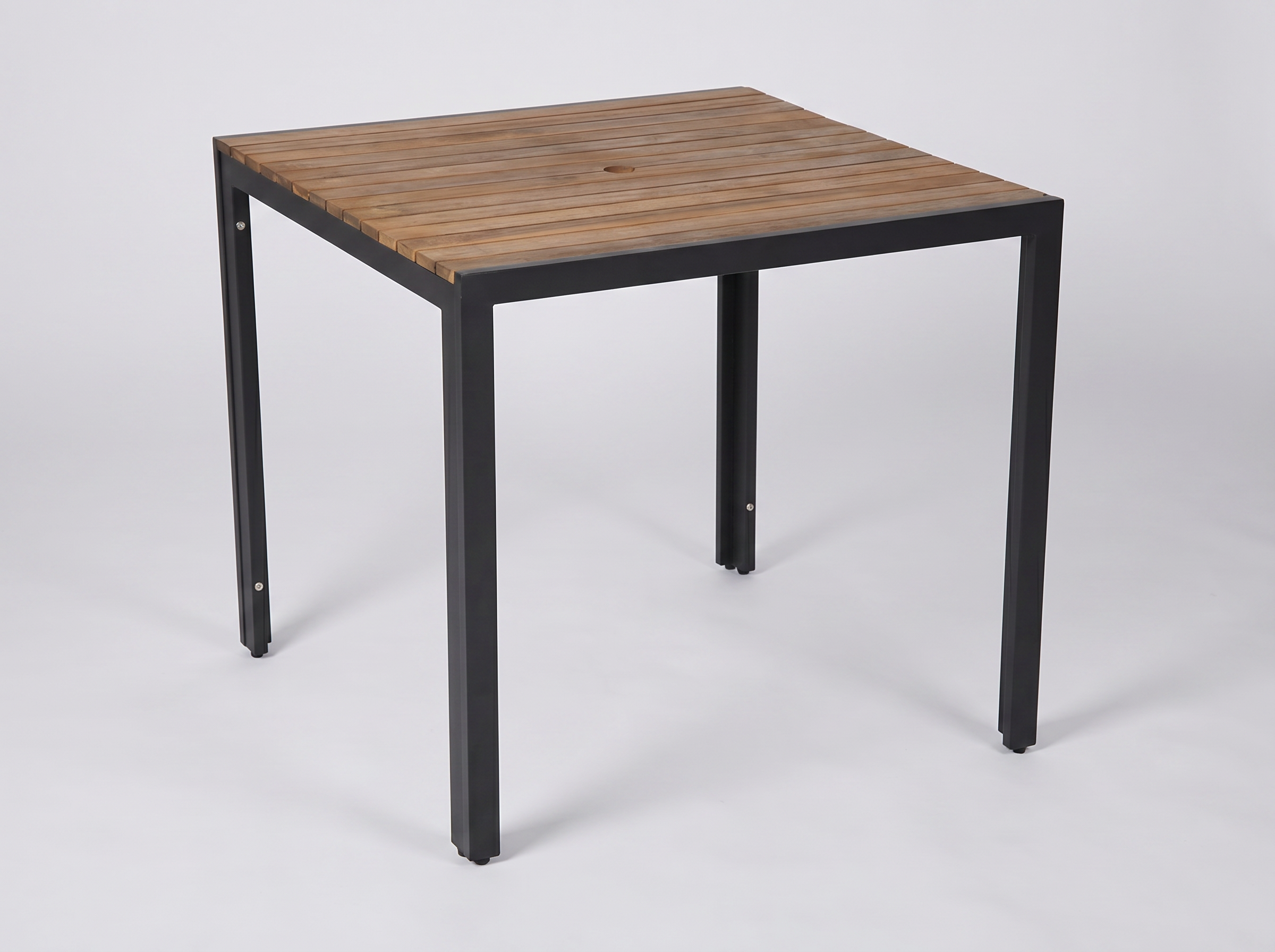 Outdoor Tisch Lero Außenbereich stahl und Akazienholz 80x80