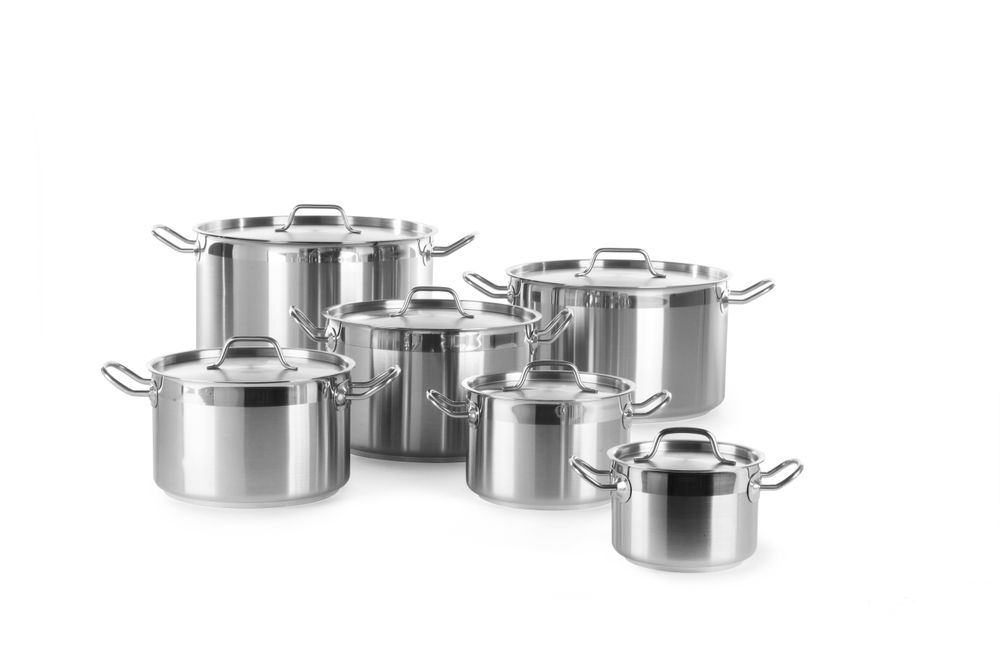 Kochtopf mittel - mit Deckel Profi Line 235L ⌀360x(H)230mm-ING11947