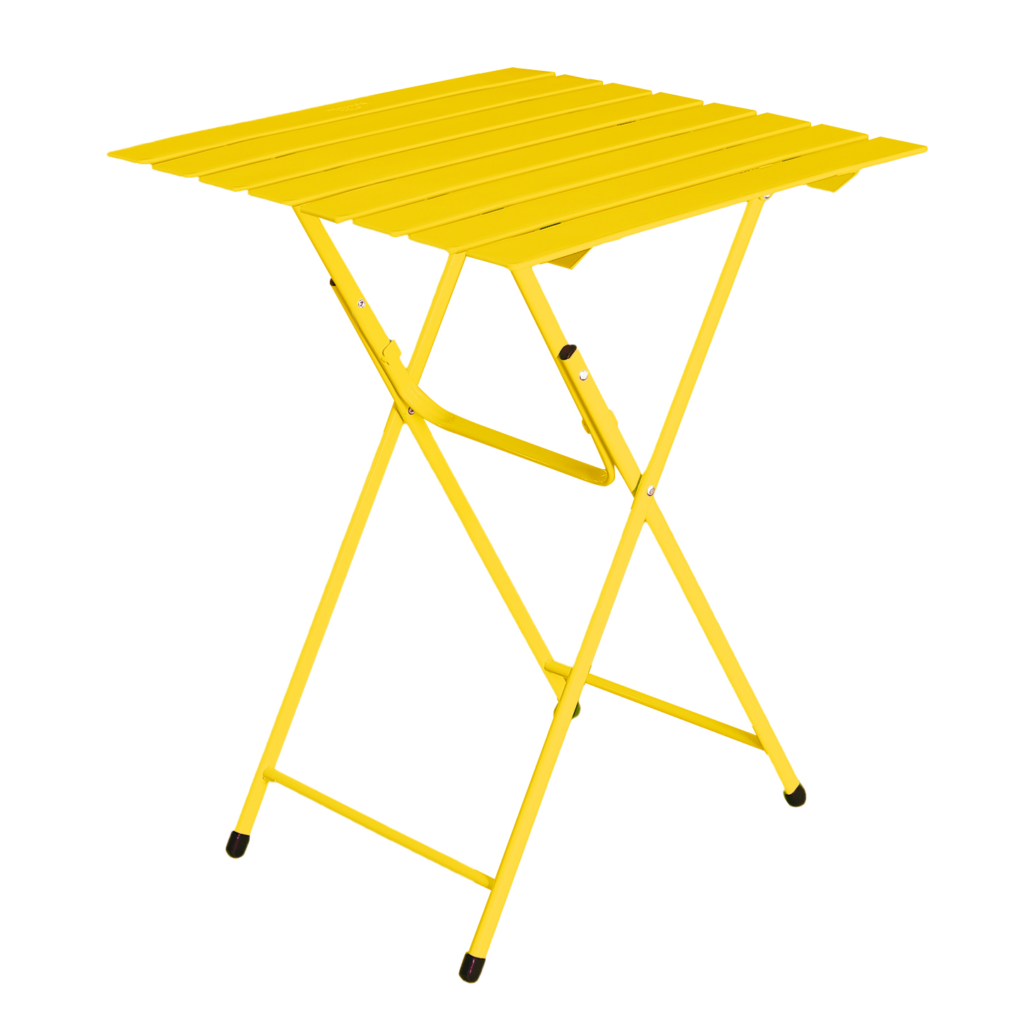 Outdoor Bistro Tisch 55x55cm Madrid Gelb klappbar
