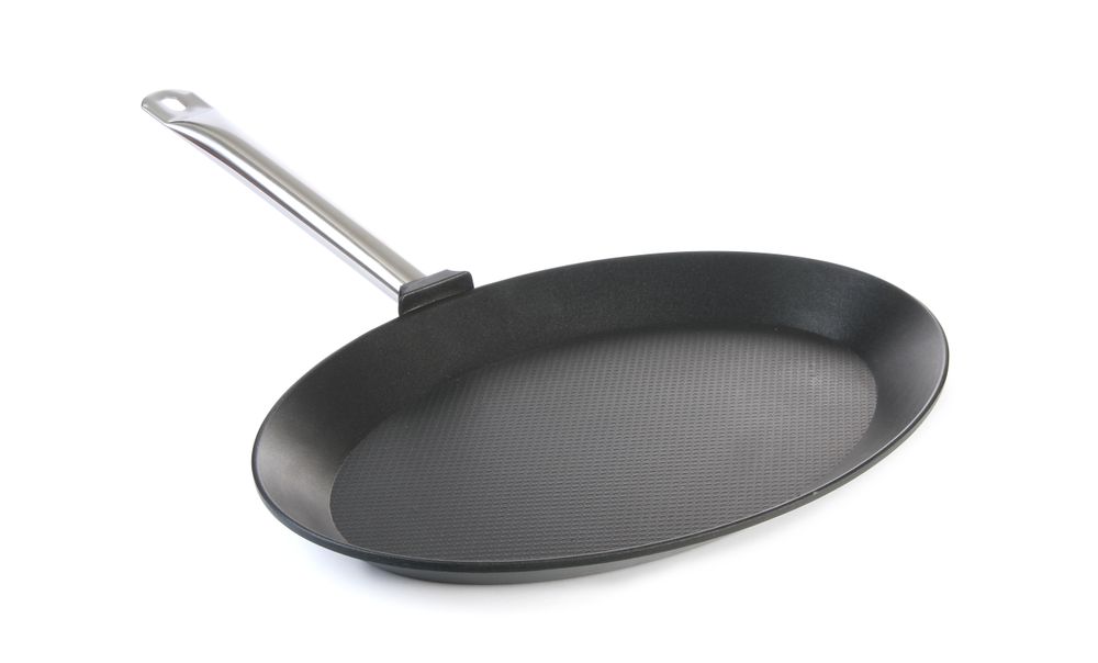 Fischpfanne - oval Titanium Professional 400x275x(H)35mm-ING11869