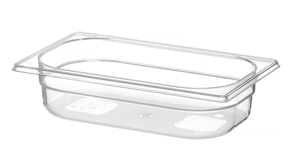 Gastronorm-Behälter 1/4 Profi Line GN 1/4 18L Transparent 265x162x(H)65mm-ING12283