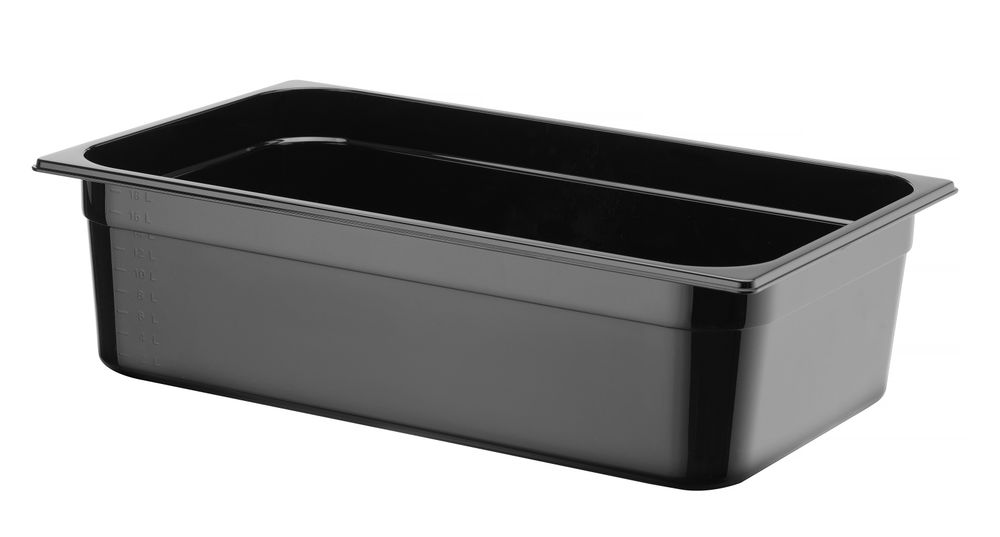 Gastronorm-Behälter 1/1 Profi Line GN 1/1 21L Schwarz 530x325x(H)150mm-ING12257