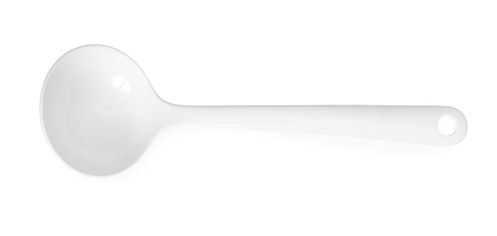 563502 Saucenlöffel  007L Weiß 235x75mm