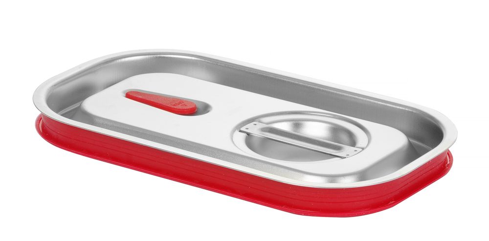 Gastronorm-Deckel mit Silikonrand Kitchen Line GN 1/4 265x162mm-ING11804
