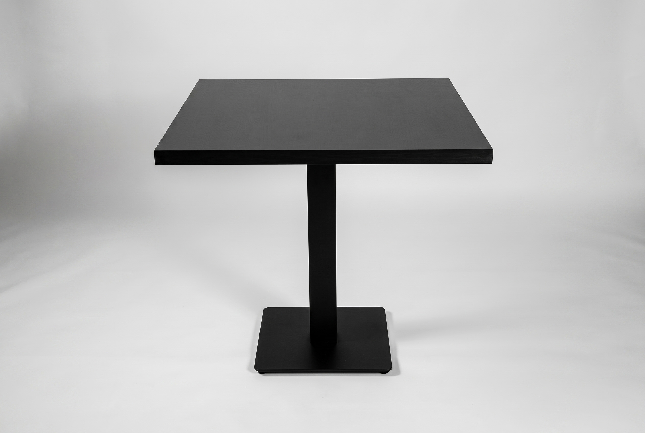 Tisch Salo 60x60cm Schwarz Restauranttisch Bistrotisch Gastrotisch