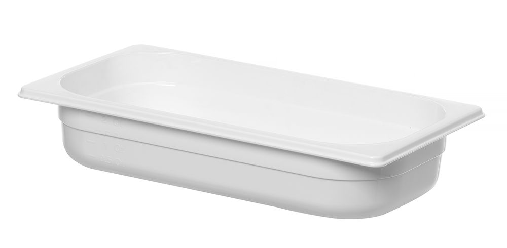 Gastronorm-Behälter 1/3 GN 1/3 25L Weiß 325x176x(H)65mm-ING12389