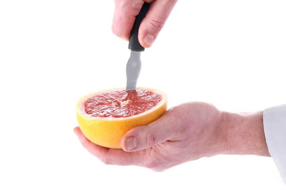 Grapefruitmesser Schwarz (L)210mm-ING12476