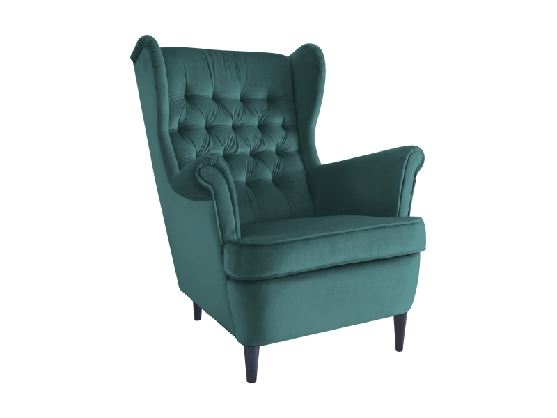 Lounge Ohrensessel Neapel Samtstoff Grün Lounge Ohrensessel Neapel Samtstoff Grün