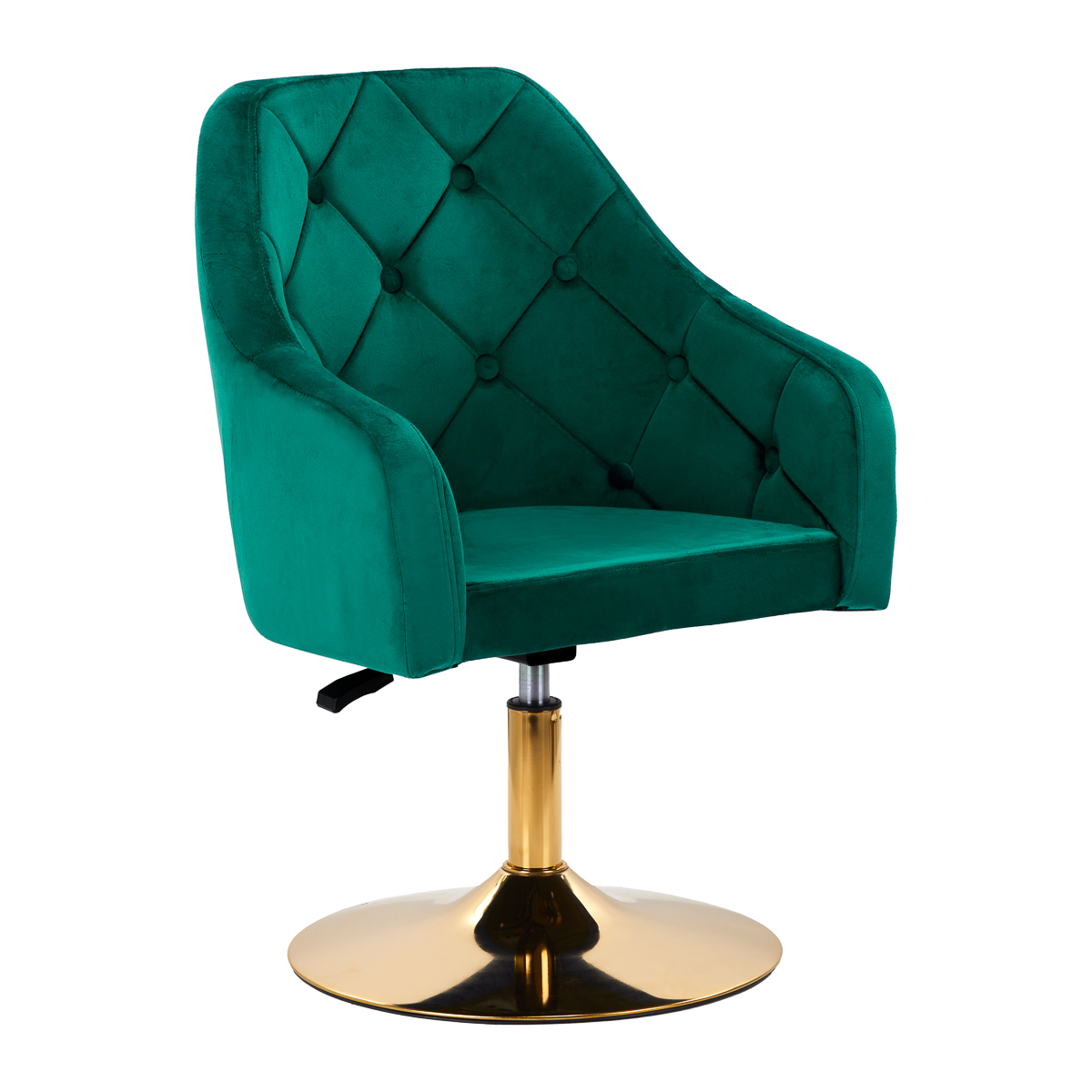 Lounge Drehstuhl Bellara Grün Samt