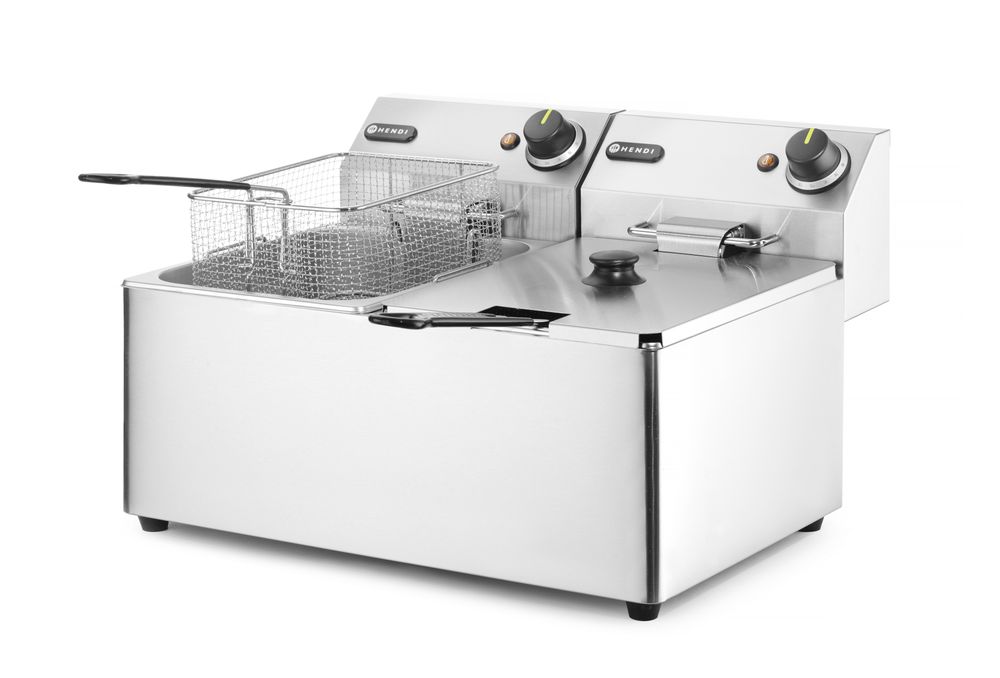 Fritteuse Kitchen Line - 2x8L    Kitchen Line  16L  230V/7000W  542x430x(H)351mm-ING11278 Fritteuse Kitchen Line - 2x8L    Kitchen Line  16L  230V/7000W  542x430x(H)351mm-ING11278
