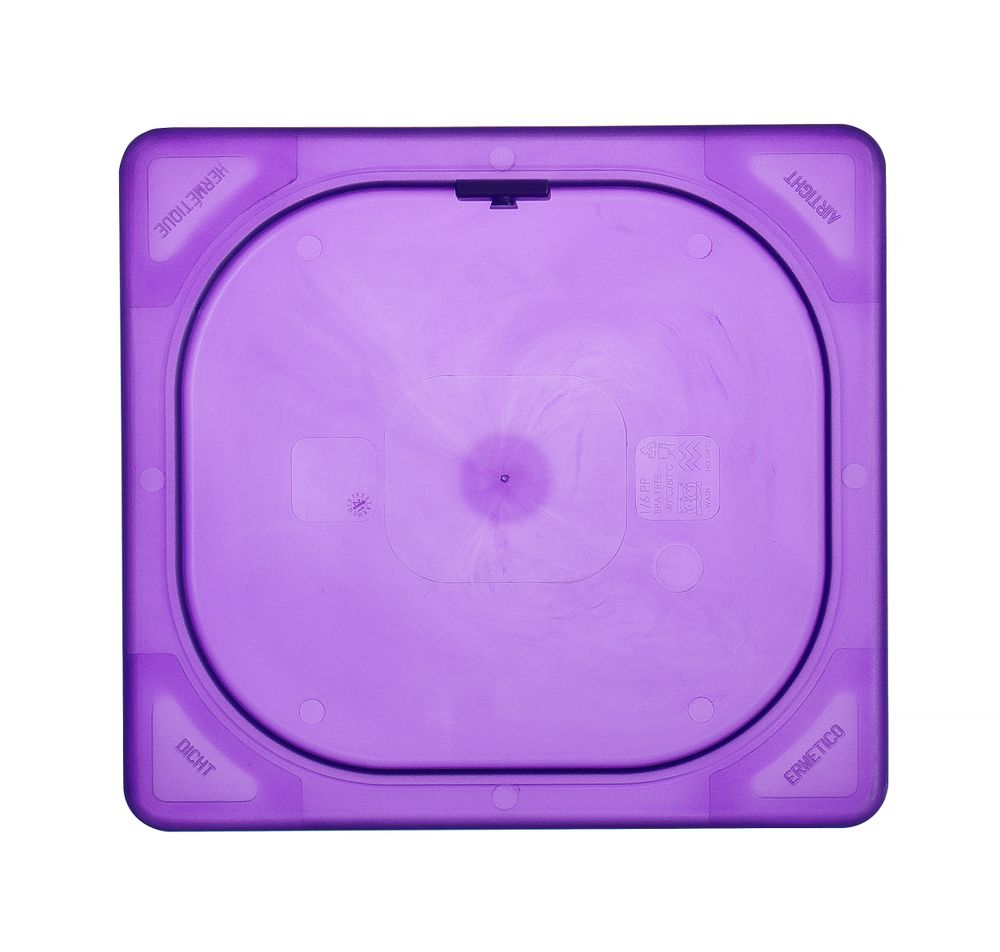 Gastronorm-Deckel violett GN 1/6 Violett 176x162mm-ING12403