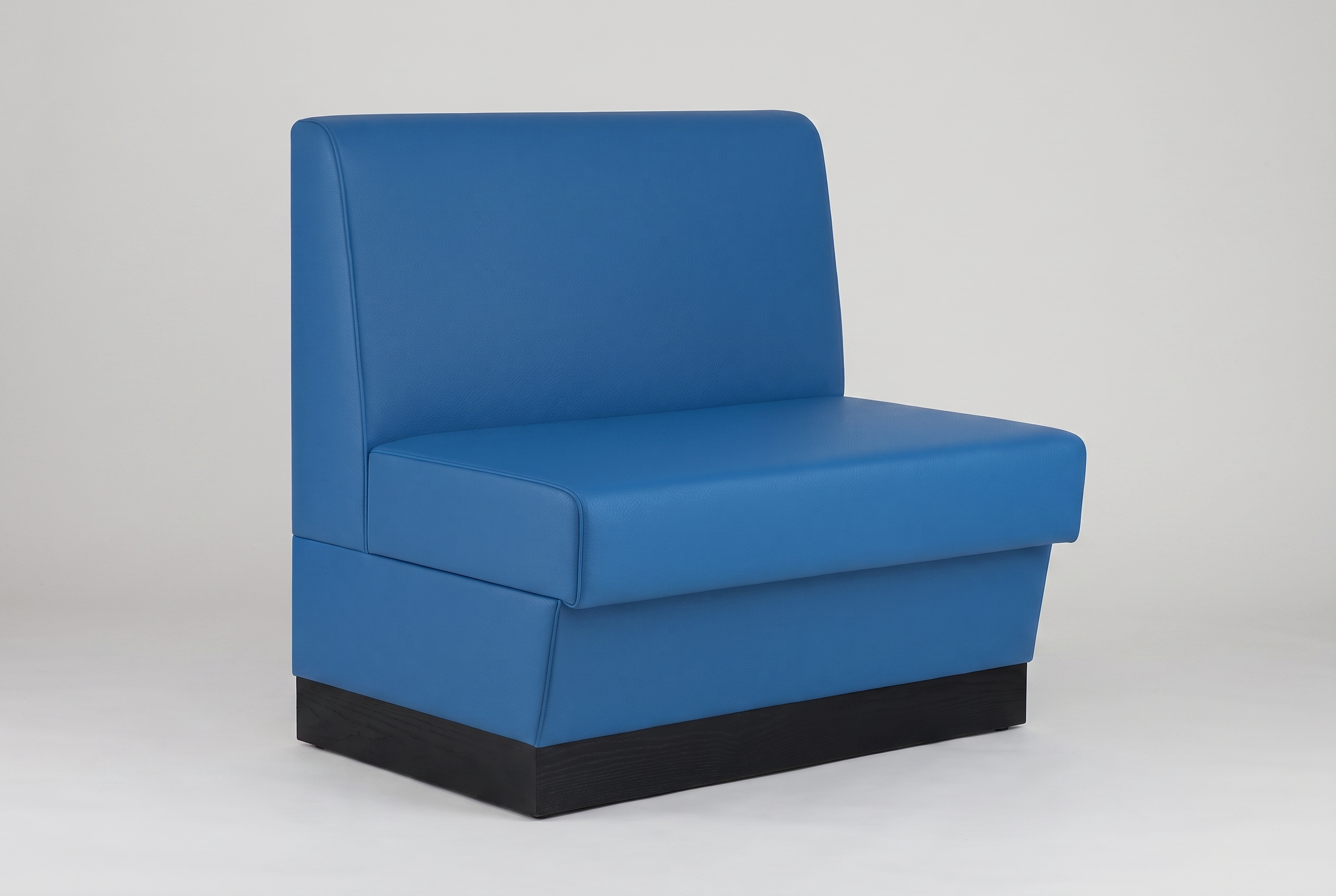 Gastrobank 60cm Dola Blau Kunstleder Florenz Sitzbank Dinerbank