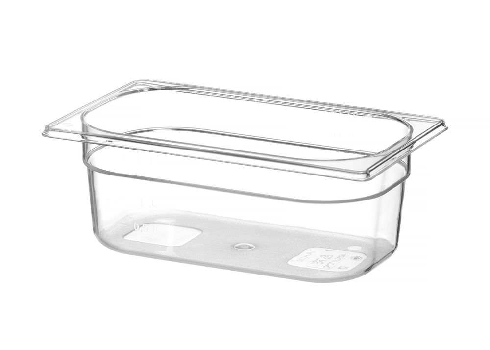 Gastronorm-Behälter 1/4 Profi Line GN 1/4 28L Transparent 265x162x(H)100mm-ING12282