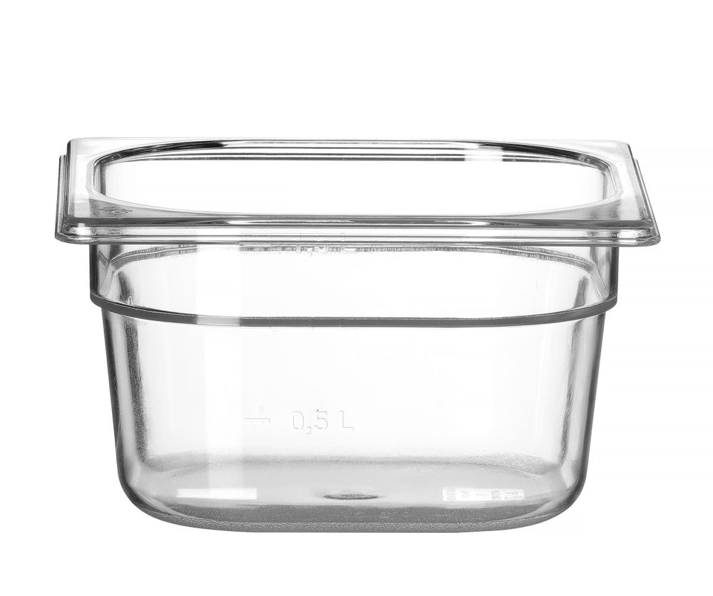Gastronorm-Behälter 1/6 Profi Line GN 1/6 16L Transparent 176x162x(H)100mm-ING12274