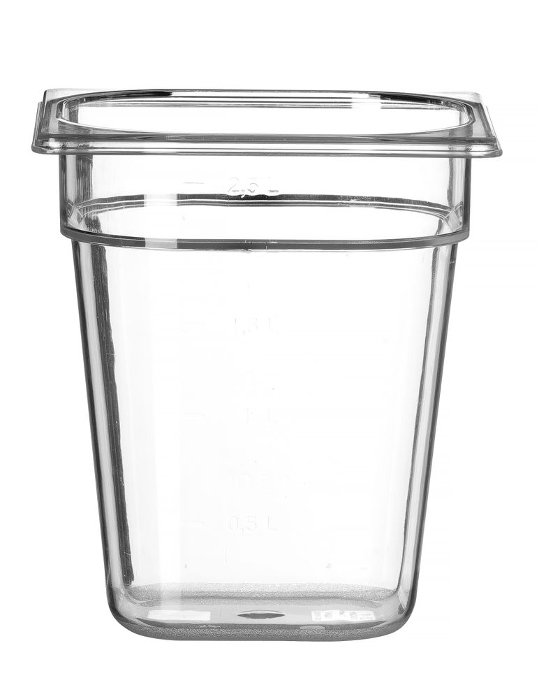 Gastronorm-Behälter 1/6 Profi Line GN 1/6 34L Transparent 176x162x(H)200mm-ING12272