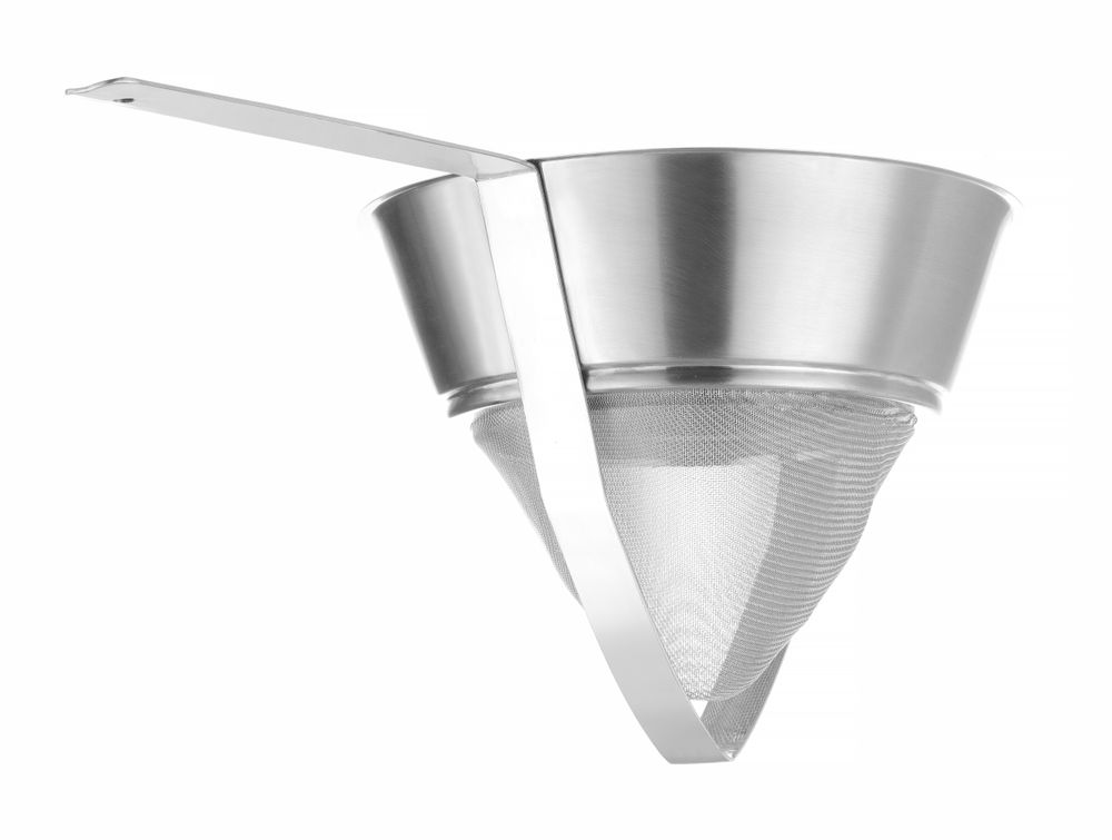 Konisches Sieb mit Drahtgeflecht verstärkt 505x250x(H)200mm-ING11823 Konisches Sieb mit Drahtgeflecht verstärkt 505x250x(H)200mm-ING11823