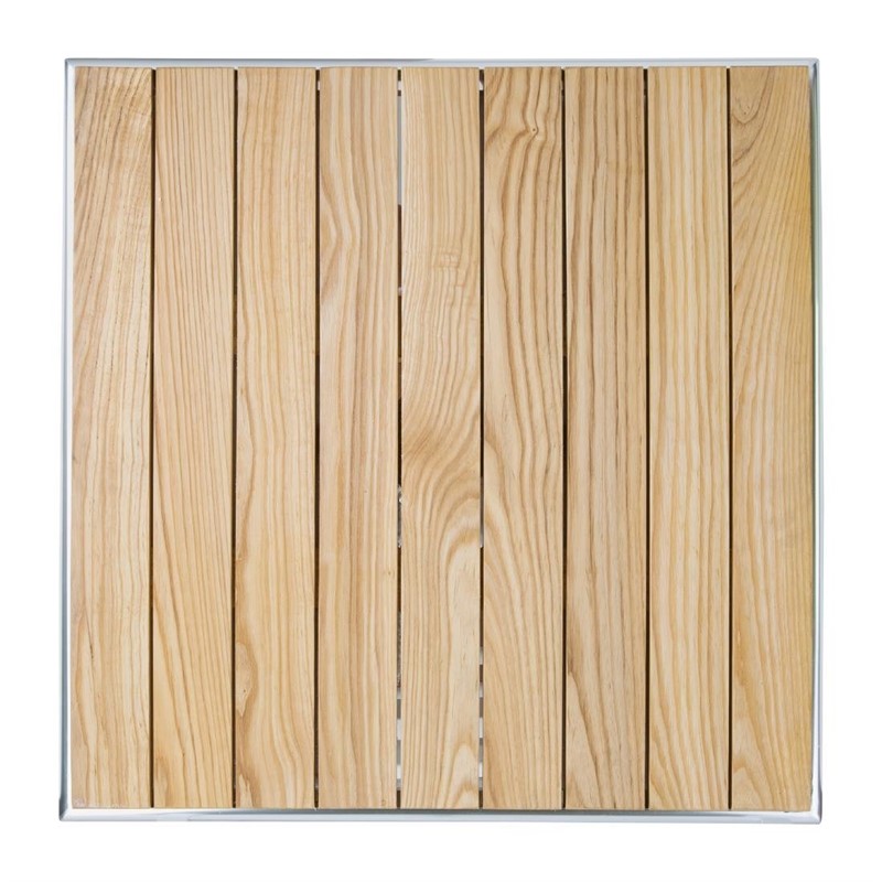 Outdoor Klappbarer Tisch Lero 60x60cm Außenbereich Eschenholz 1 Bein-ING10607 Outdoor Klappbarer Tisch Lero 60x60cm Außenbereich Eschenholz 1 Bein-ING10607