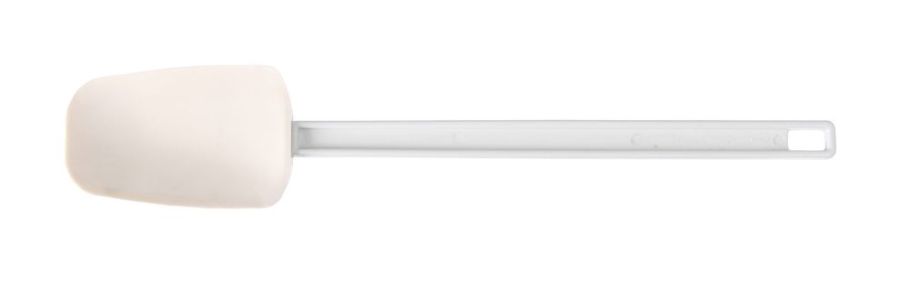 Teigschaber löffelförmig Weiß 75x408mm-ING12643